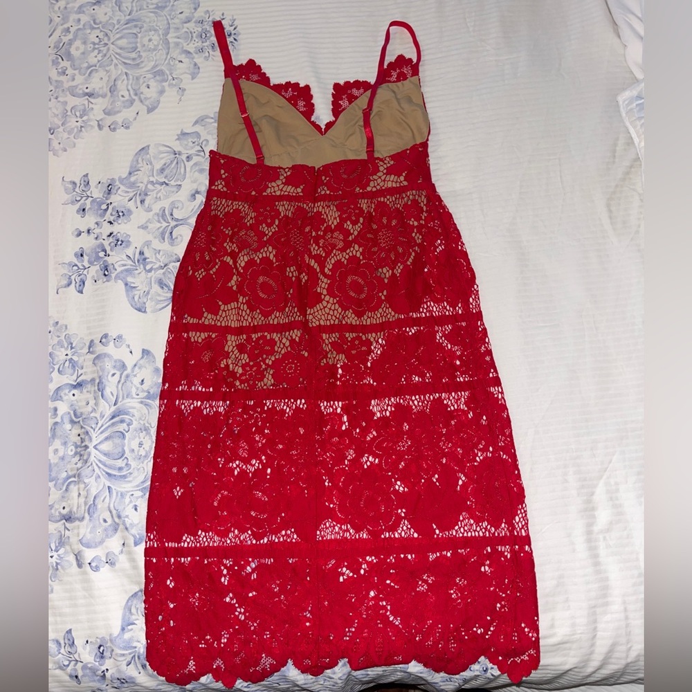 For Love and Lemons Gianna dress in hot rod - Picture 6 of 9